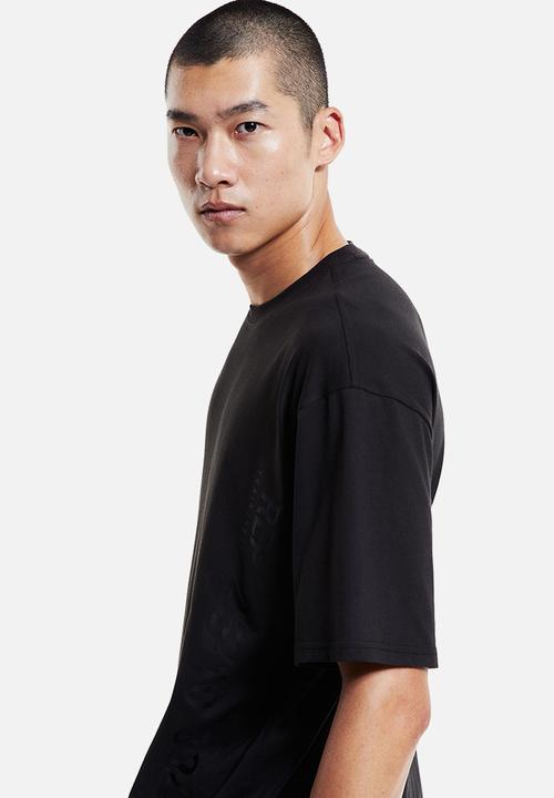 H&M - Drymove™ printed sports t-shirt - black