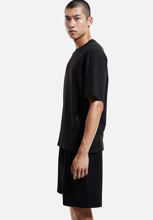 H&M - Drymove™ printed sports t-shirt - black