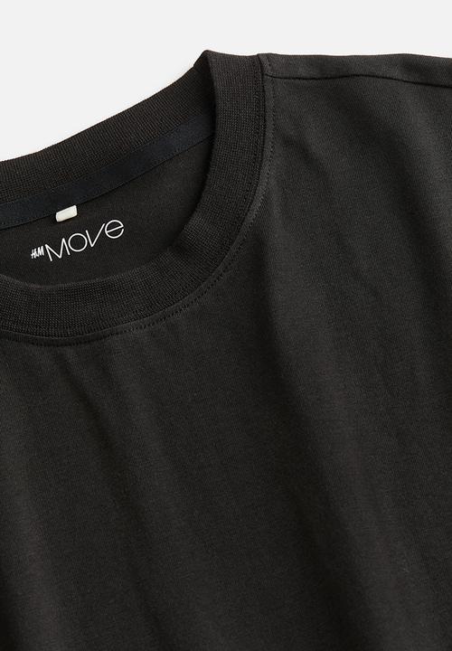 H&M - Drymove™ printed sports t-shirt - black