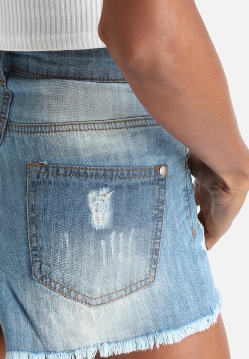 Influence. - Distressed Denim Shorts