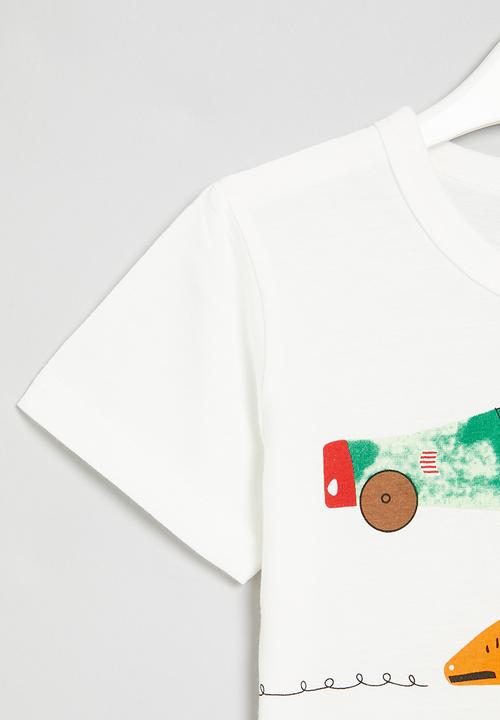 Pop Candy - Printed short sleeve tee - white 