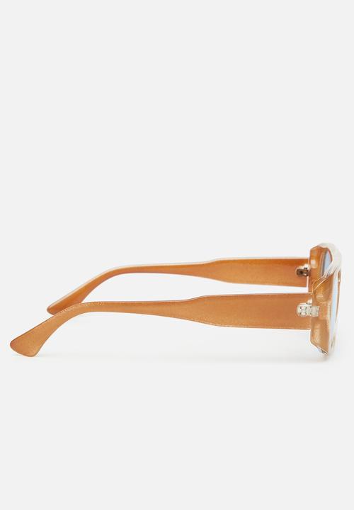 Superbalist - Frankie aviator sunglasses - orange & blue