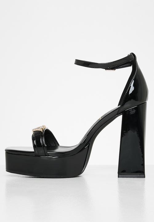 SISSY BOY - Colour pop platform sandal - black