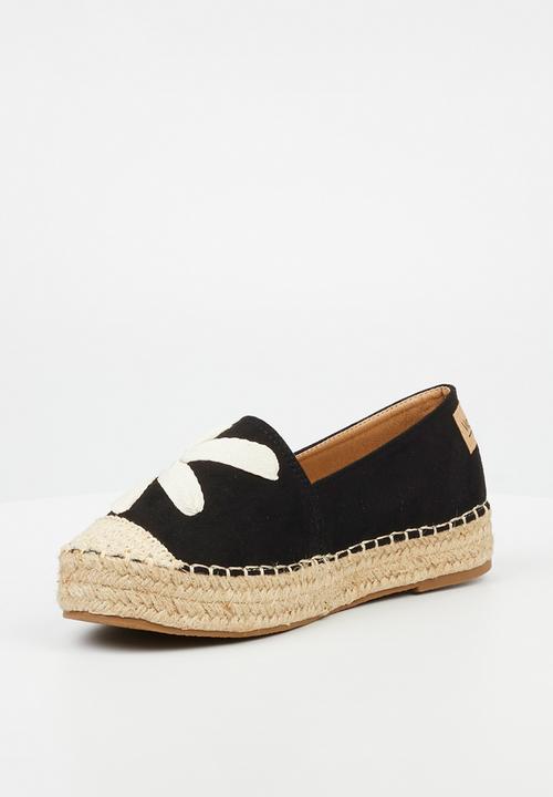 Viabeach - Ivory 1 espadrille - black