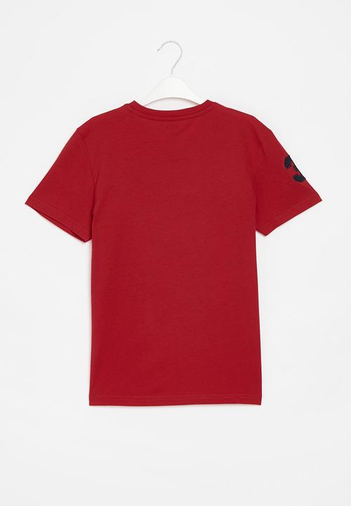 POLO - Boys james v neck tee - red