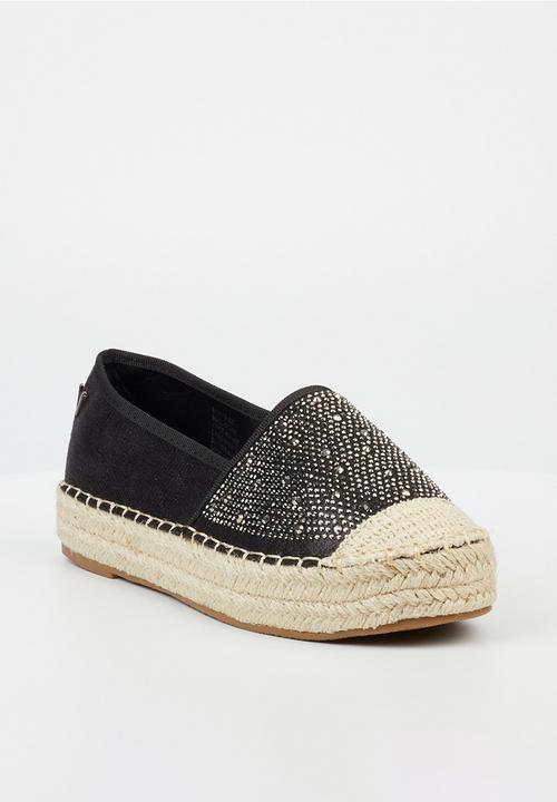 Viabeach - Ivory 2 espadrille - black