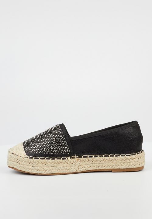 Viabeach - Ivory 2 espadrille - black