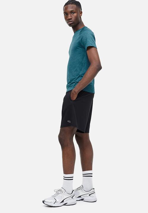 H&M - Drymove™ sports top - dark turquoise marl