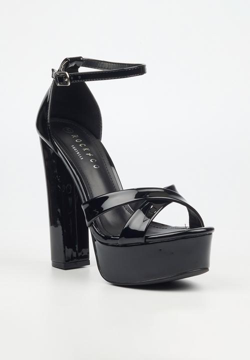 Rock & Co - Monsoon 5 platform heel - black