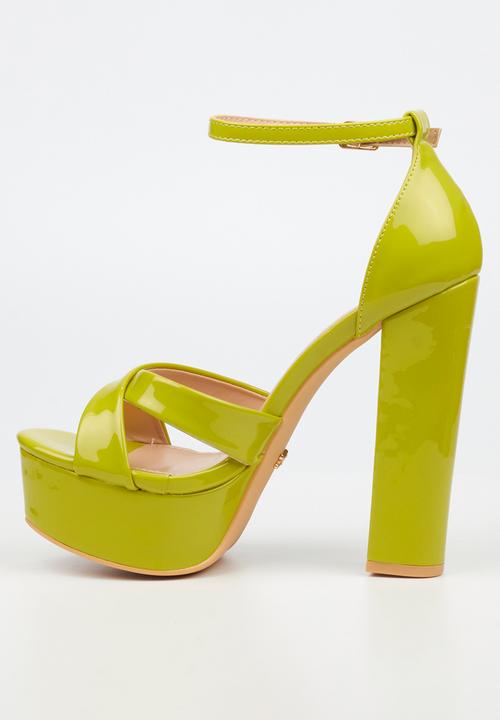 Rock & Co - Monsoon 5 platform heel - green