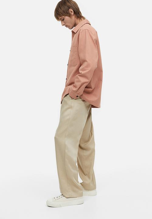 H&M - Regular fit overshirt - salmon pink
