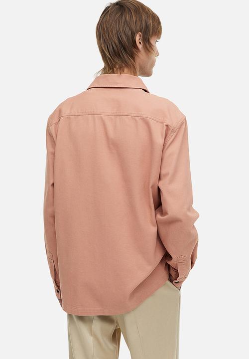 H&M - Regular fit overshirt - salmon pink
