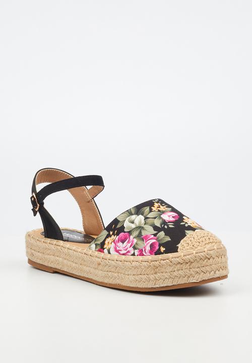Viabeach - Ivory 5 espadrille - black combo