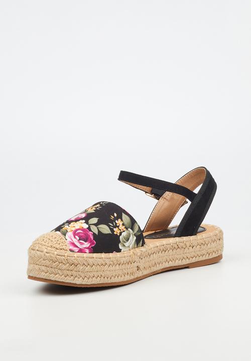 Viabeach - Ivory 5 espadrille - black combo