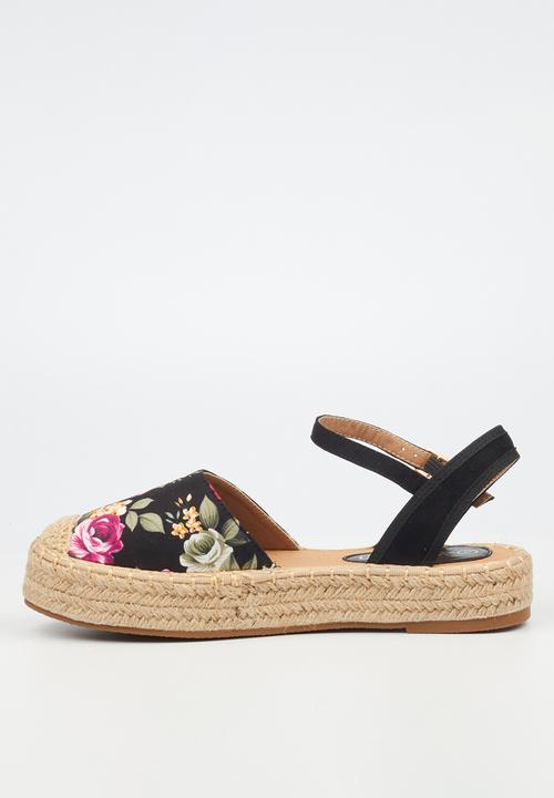 Viabeach - Ivory 5 espadrille - black combo