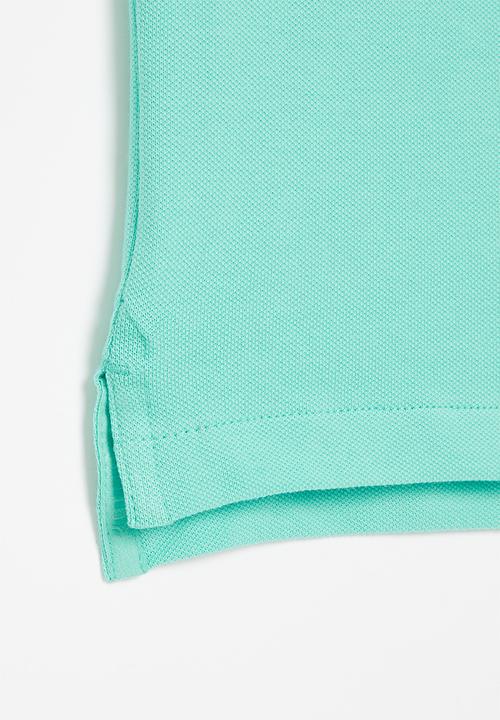 POLO - Boys austin short sleeve golfer - turquoise