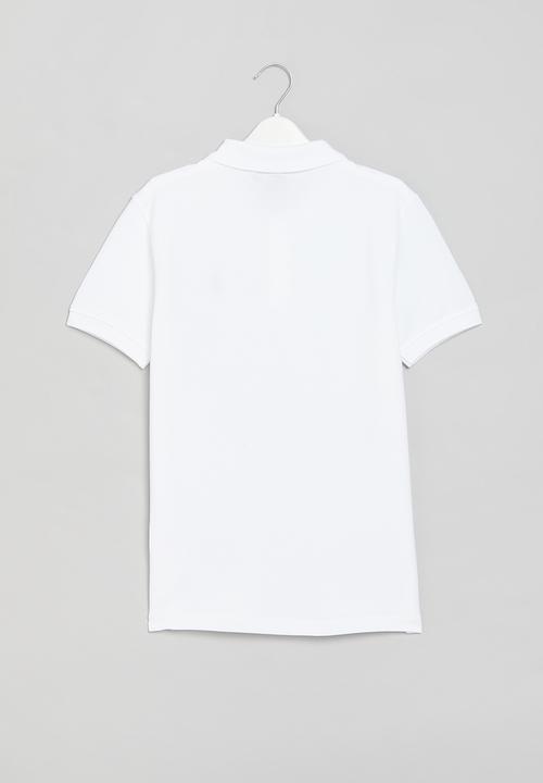 POLO - Boys austin short sleeve golfer - white