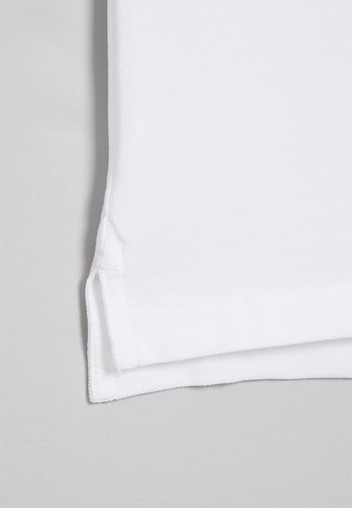 POLO - Boys austin short sleeve golfer - white