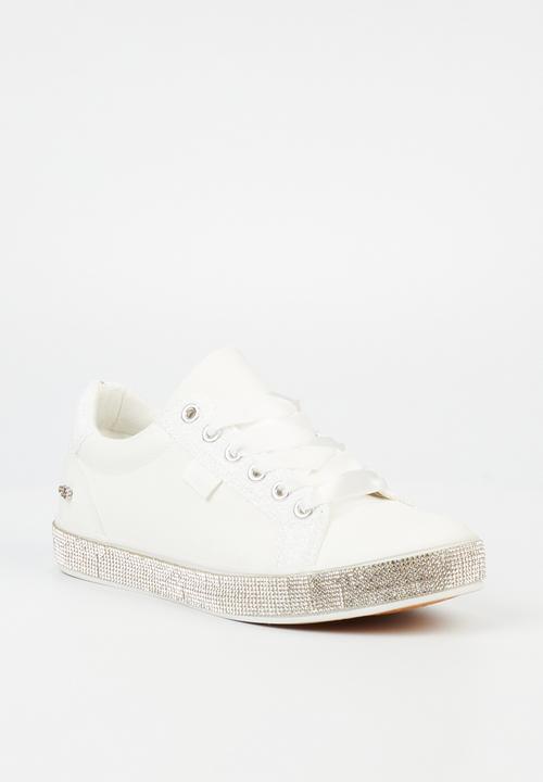 Miss Black - Sparkle 4 sneaker - white