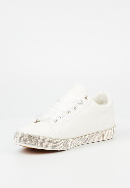 Miss Black - Sparkle 4 sneaker - white