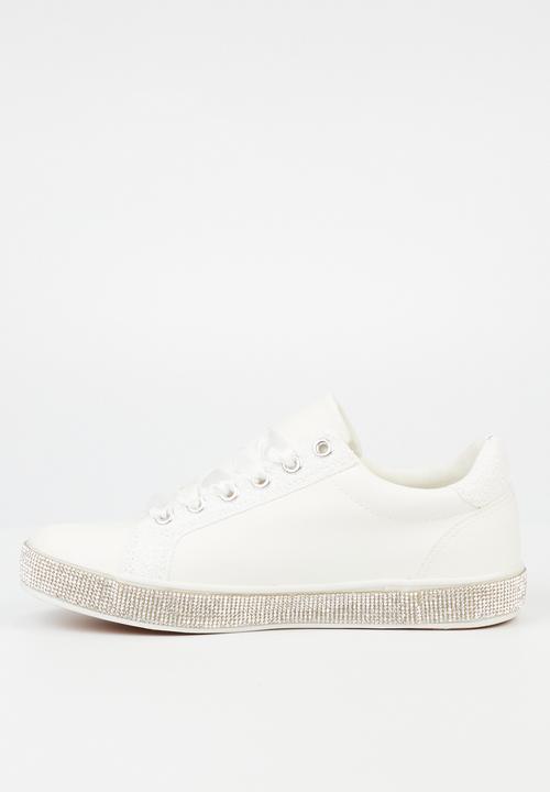 Miss Black - Sparkle 4 sneaker - white