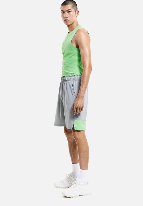 H&M - Drymove™ sports shorts - grey & light green