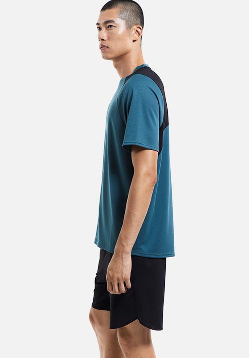 H&M - Drymove™ sports top - teal block coloured