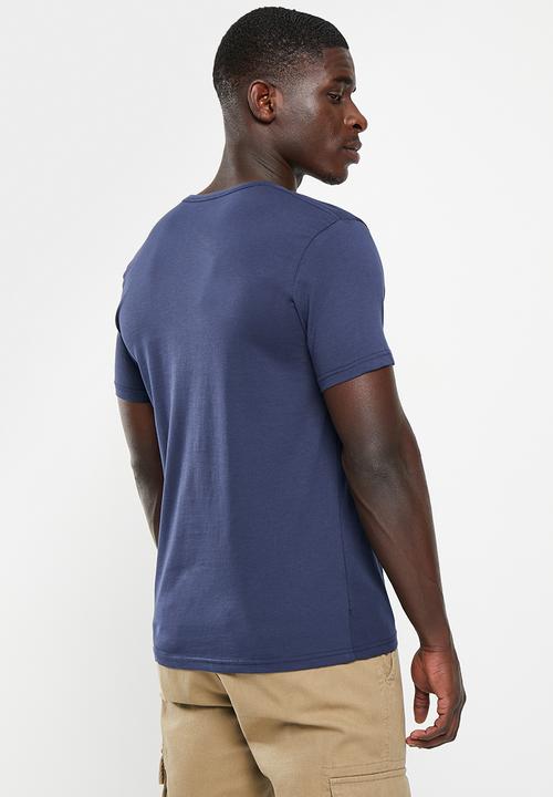 Wrangler - Kabel Tee - dark navy