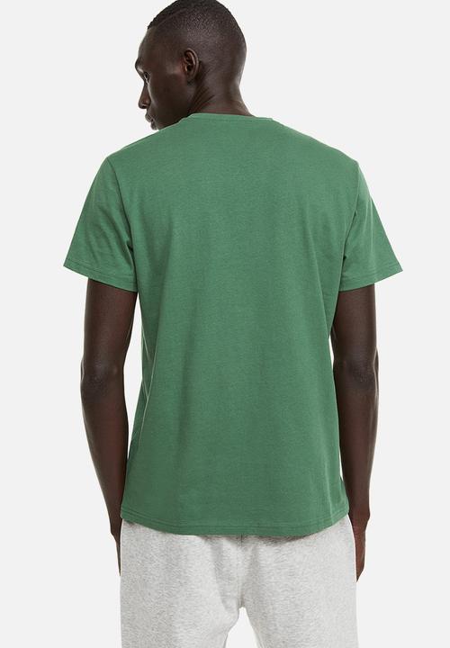 H&M - Regular fit round-neck T-shirt - green