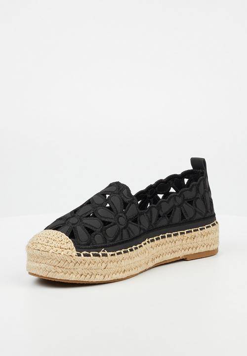 Viabeach - Ivory 4 espadrille - black
