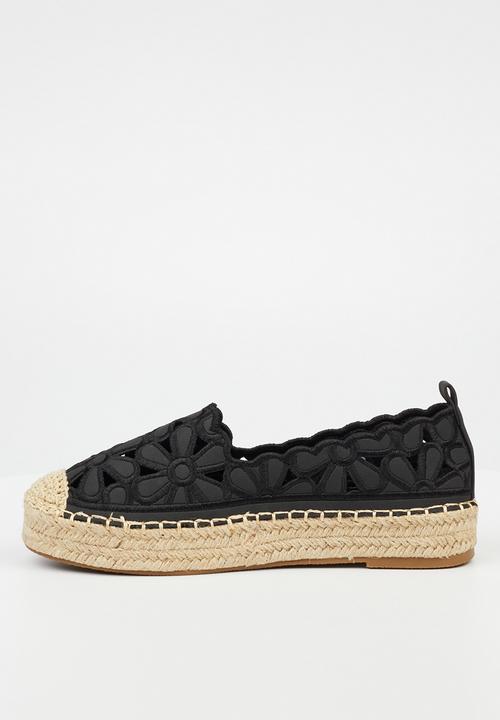 Viabeach - Ivory 4 espadrille - black