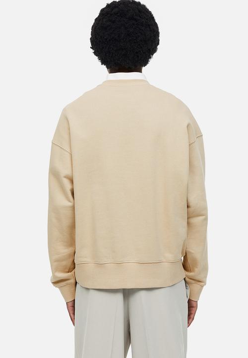 H&M - Relaxed fit printed sweatshirt - beige