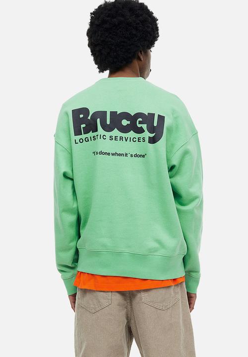 H&M - Relaxed fit printed sweatshirt - light green