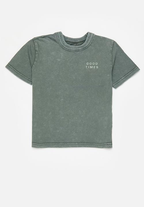 Cotton On - Multipack short sleeve print tee two pack - good times/mamas boy