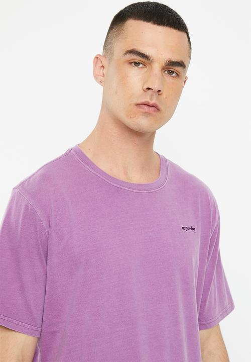 Superdry. - Vintage mark tee - grape jam purple