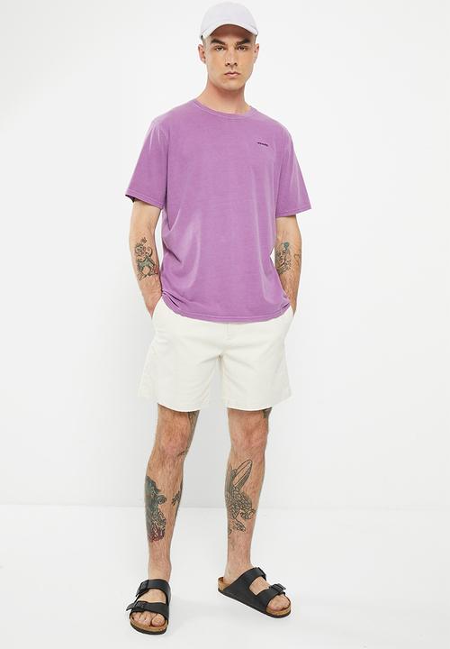 Superdry. - Vintage mark tee - grape jam purple