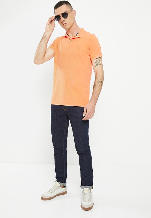 Superdry. - Vint destroy polo - jaffa