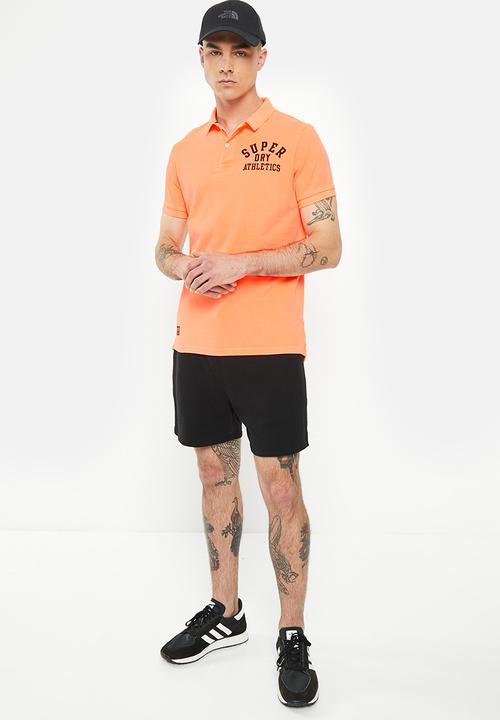Superdry. - Vintage superstate polo - shocker orange