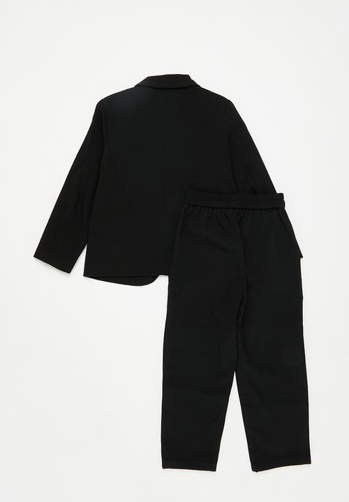 Pop Candy - Boys 2 piece suit - black