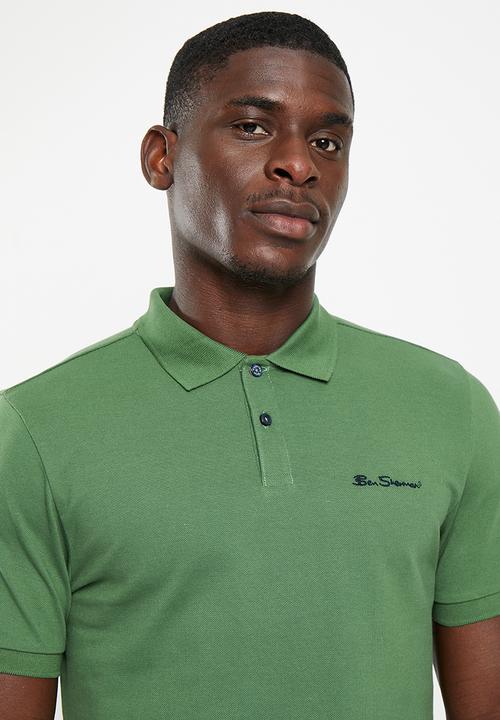 Ben Sherman - Ben polo short sleeve - rich fern