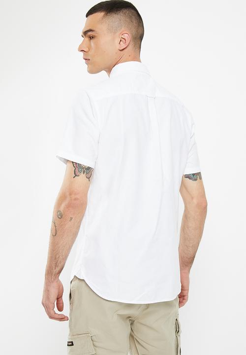 Superdry. - Vintage oxford short sleeve shirt - optic