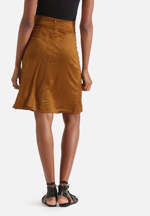 Influence. - Suede A-Line Skirt 