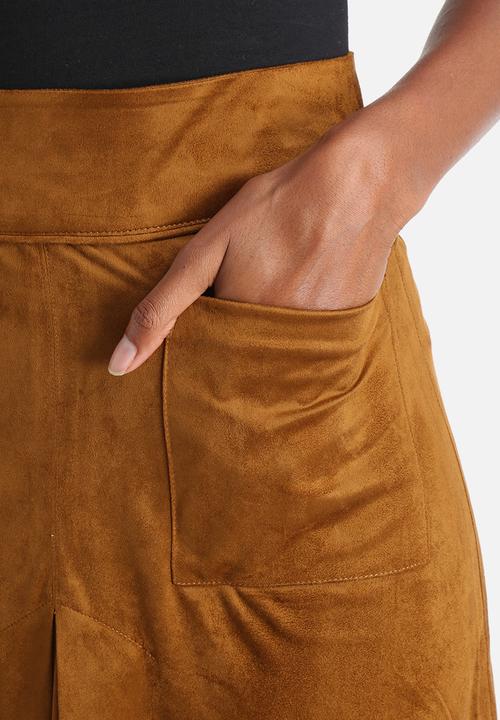 Influence. - Suede A-Line Skirt 