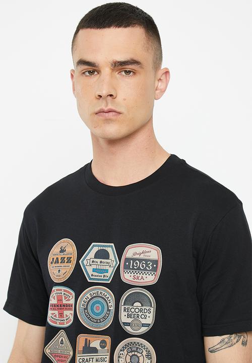 Ben Sherman - Bs mat tee-shirt - black