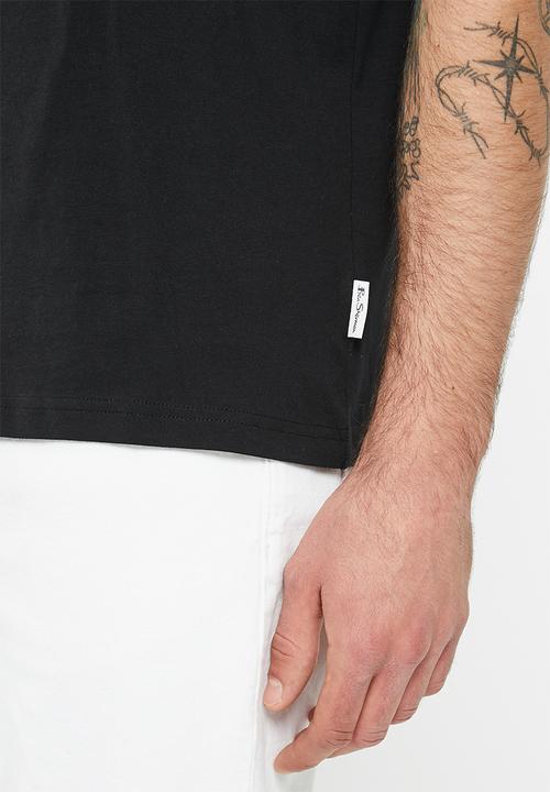 Ben Sherman - illustrated target tee-shirt - black