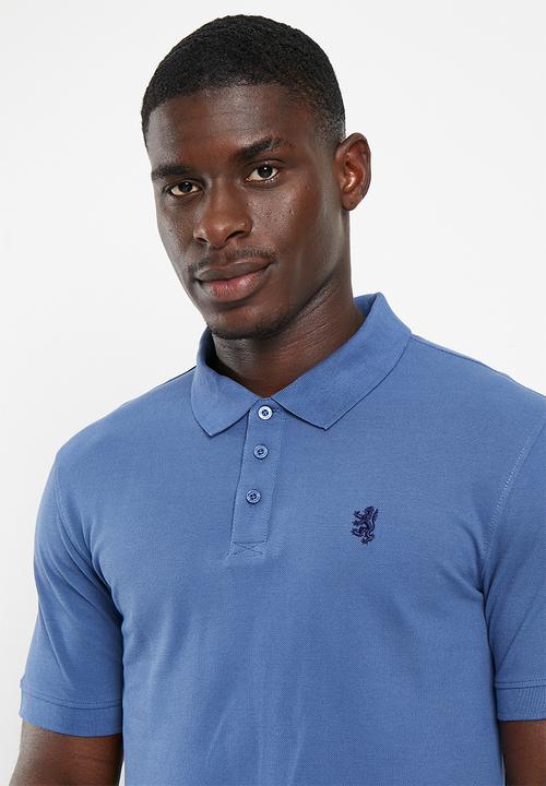 Pringle of Scotland - Jack golfer - mid blue