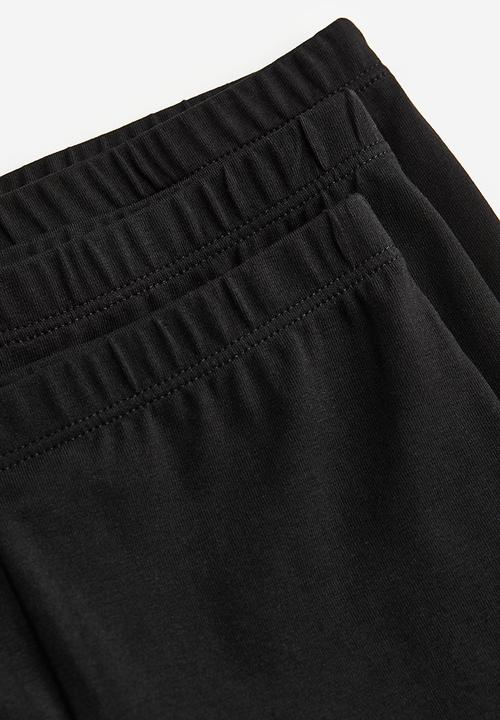 H&M - 3-pack cycling shorts - black