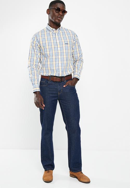 Pringle of Scotland - Chadwin long sleeve shirt - mid blue