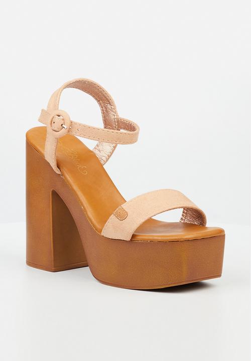 Miss Black - Keira 1 platform heel - neutral