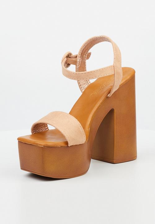 Miss Black - Keira 1 platform heel - neutral